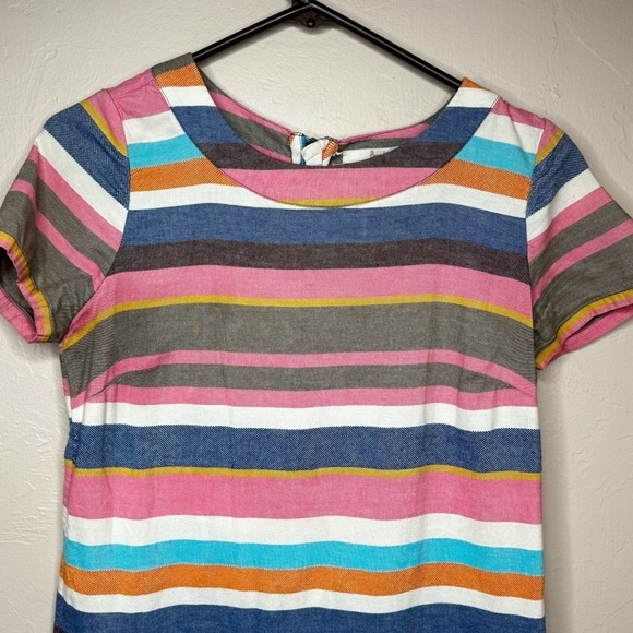 Boden Verity Striped Day‎ Shift Dress Tunic Pockets - Picture 3 of 9